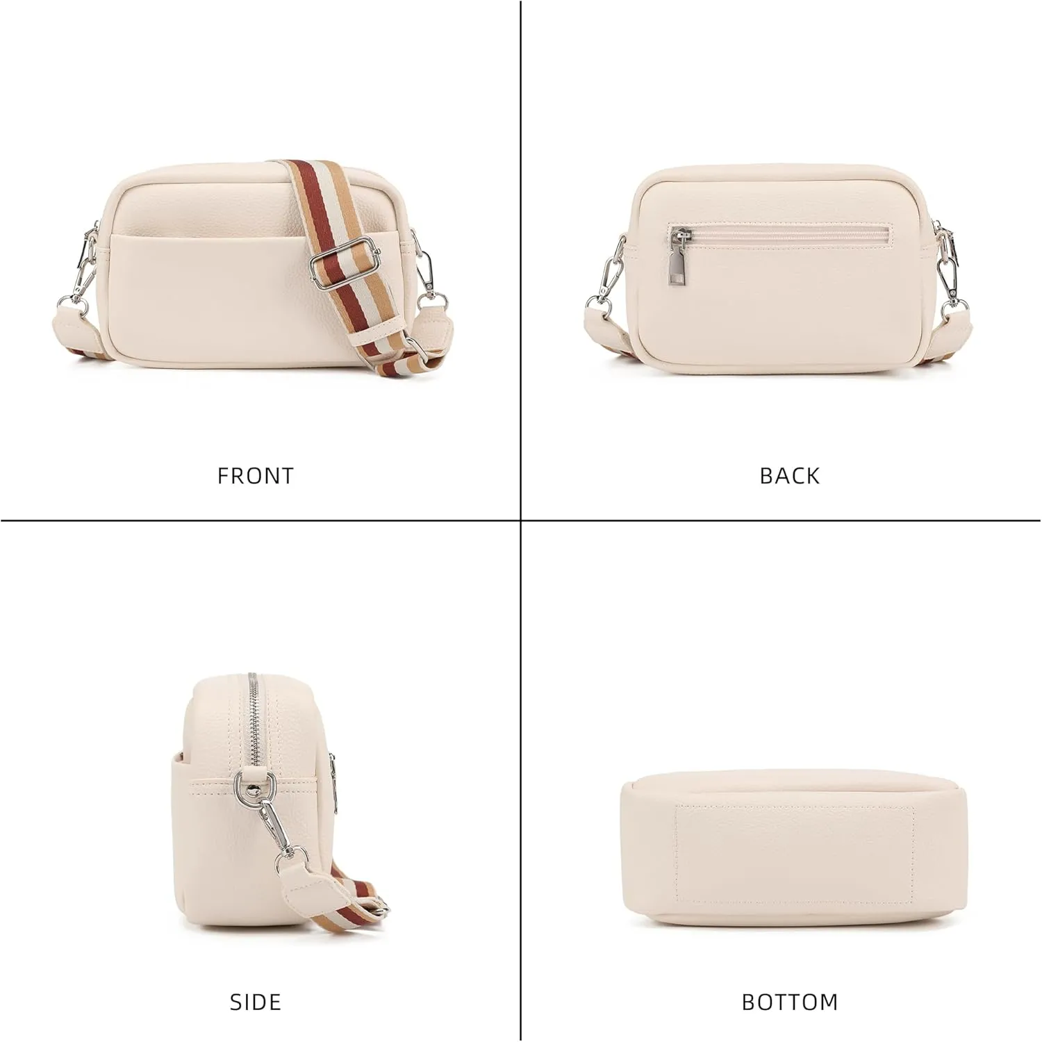 lola mae Quilted Crossbody Bag, Trendy Design Shoulder Purse