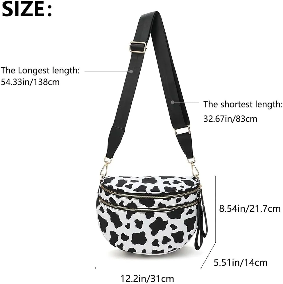 Lumeva Checkered Bum Bag, 2025 New Checkered Crossbody Bag for Women, Spacious Stylish Bumbag with Shoulder Straps (E)