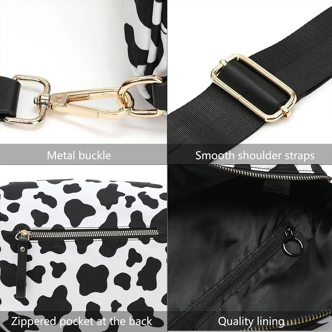 Lumeva Checkered Bum Bag, 2025 New Checkered Crossbody Bag for Women, Spacious Stylish Bumbag with Shoulder Straps (E)