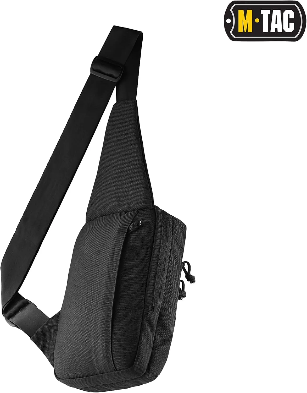 M-Tac Tactical Sling Bag for Men - Crossbody Concealed Carry Bag Chest Pack - Black Mens Crossbody Holster Bag