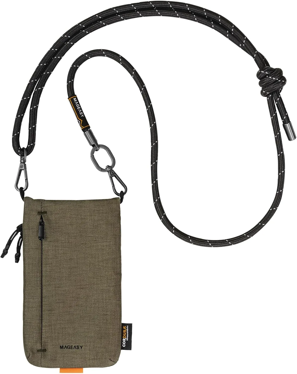 MAGEASY Small Crossbody Bag - Water-Resistant Small Sacoche Bag | Fit 6.7" Cellphone, Keys, Earbuds, Passport - Phone Sacoche