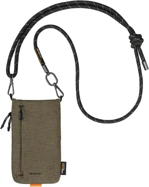 MAGEASY Small Crossbody Bag - Water-Resistant Small Sacoche Bag | Fit 6.7" Cellphone, Keys, Earbuds, Passport - Phone Sacoche