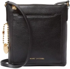 Marc Jacobs Leather Crossbody Bag (Black)