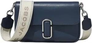 Marc Jacobs Women's The J Marc Shoulder Bag, Black, (Blue Sea)