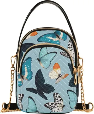 Mardi Gras Mask Colorful Small Crossbody Bags for Women Trendy Phone Bag