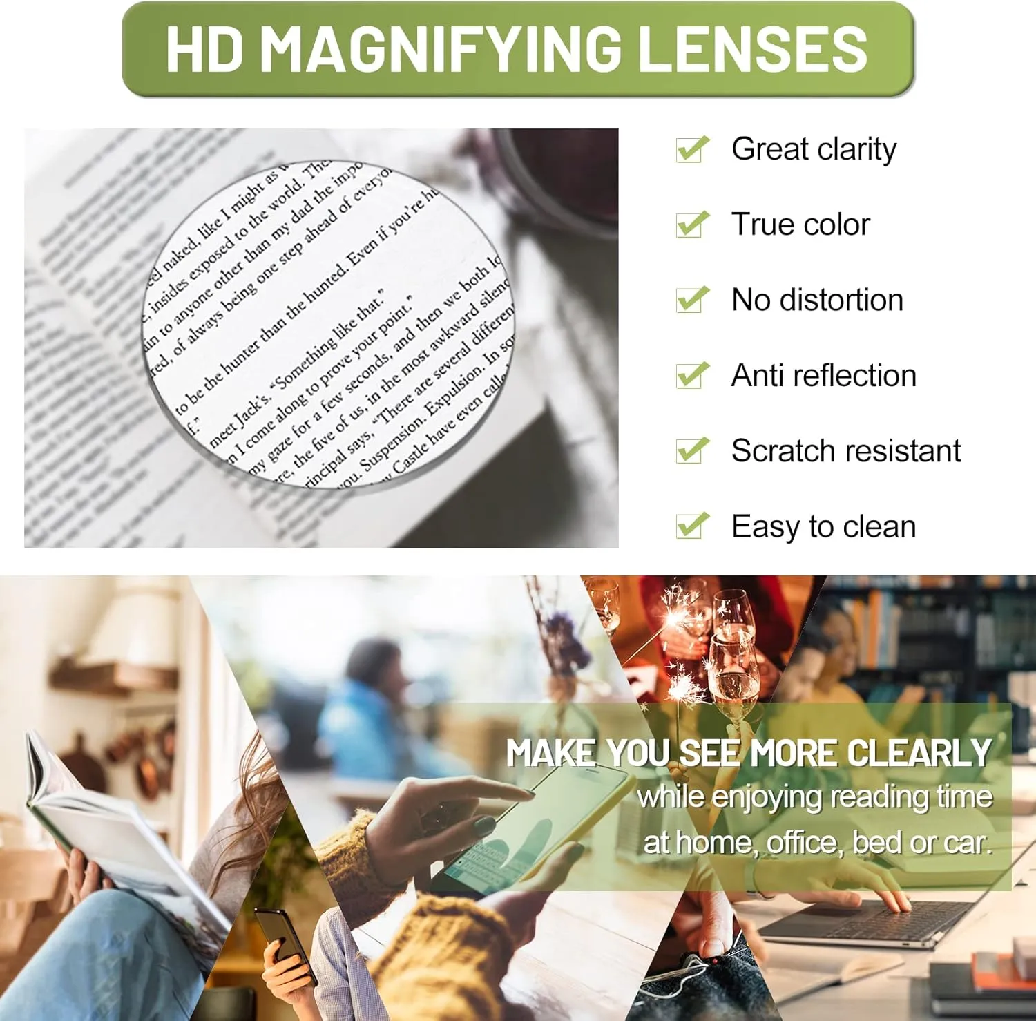 MARE AZZURO Designer Reading Glasses Women Cute Round Readers 1.0 1.25 1.5 1.75 2.0 2.25 2.5 2.75 3.0 3.5 4.0