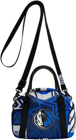 Mavericks Sling Purse - Adult Street Series Crossbody Bag: Water resistant Sling Backpack. Dallas Mavericks merch & gifts