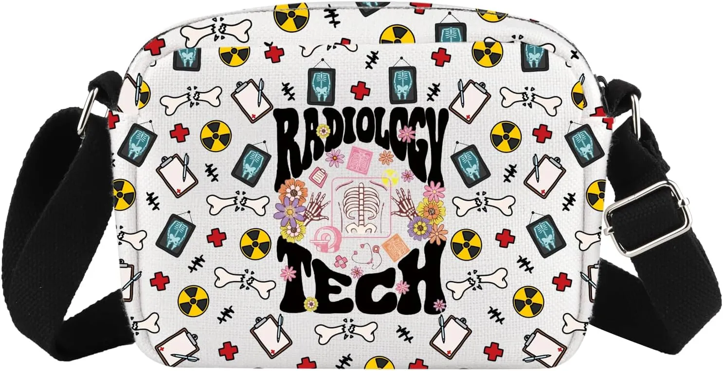MBMSO X-Ray Tech Gifts Radiology Technician Crossbody Bag Radiology Tech Appreciation Gifts for Radiologist Crossbody Purse