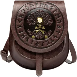 Medieval European Fashion Women's Crossbody Purse Stylish PU Leather Shoulder Bag For Daily Use And Travel