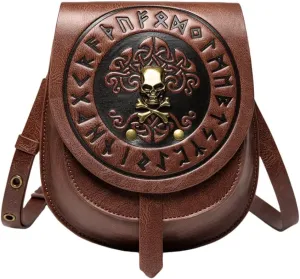 Medieval European Fashion Women's Crossbody Purse Stylish PU Leather Shoulder Bag For Daily Use And Travel