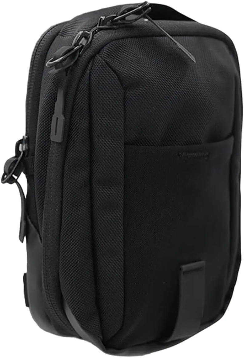 Men Sling Chest Bag Chest Bag Fashion Small Large Capacity Crossbody Bag Shoulder Bag for Running Outdoor Shopping Business Black