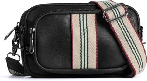 Men's Leather Shoulder Crossbody Bag, Daytime Small Wallet Backpack, Anti-theft Travel Chest Bag with