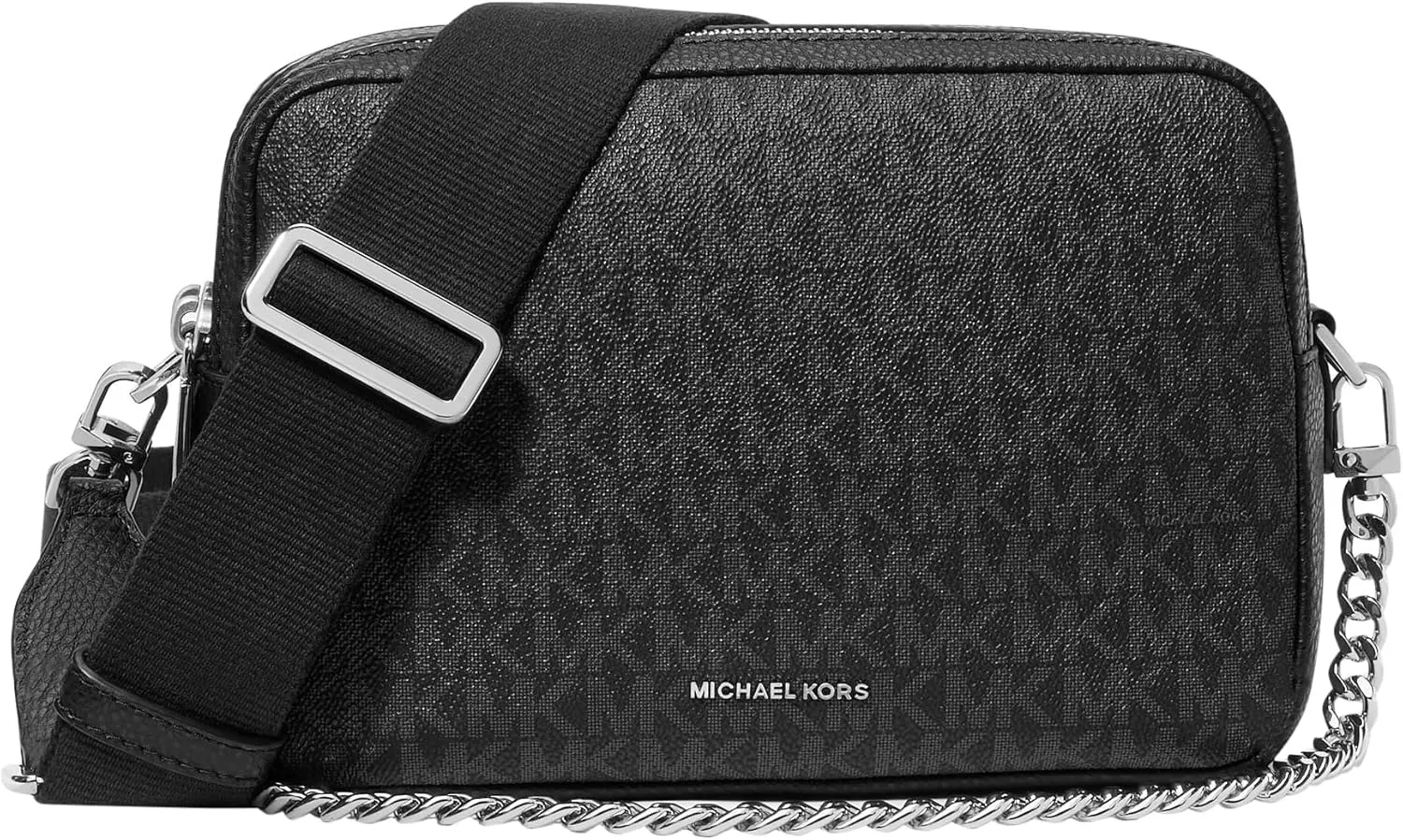 Michael Kors Bryant Medium Double Zip Chain Camera Crossbody Bag