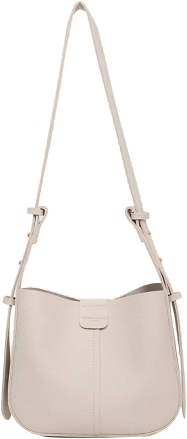 Mini Bucket Bag Peddled Leather Vintage Bucket Purse with Inner Pouch Crossbody Purse Bag Shoulder Handbag