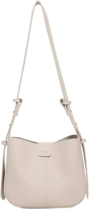 Mini Bucket Bag Peddled Leather Vintage Bucket Purse with Inner Pouch Crossbody Purse Bag Shoulder Handbag