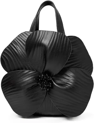 Mini Flower Evening Purse Floral Clutch Purses for Women PU Leather Evening Handbag with Chain Wedding Party Prom