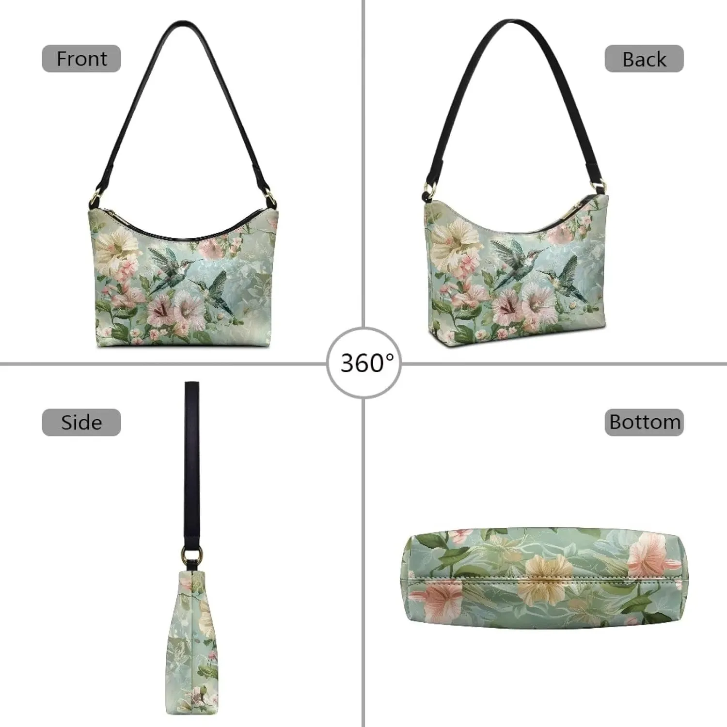 Mini Underarm Crossbody Bag for Women Leather for Dating Travel