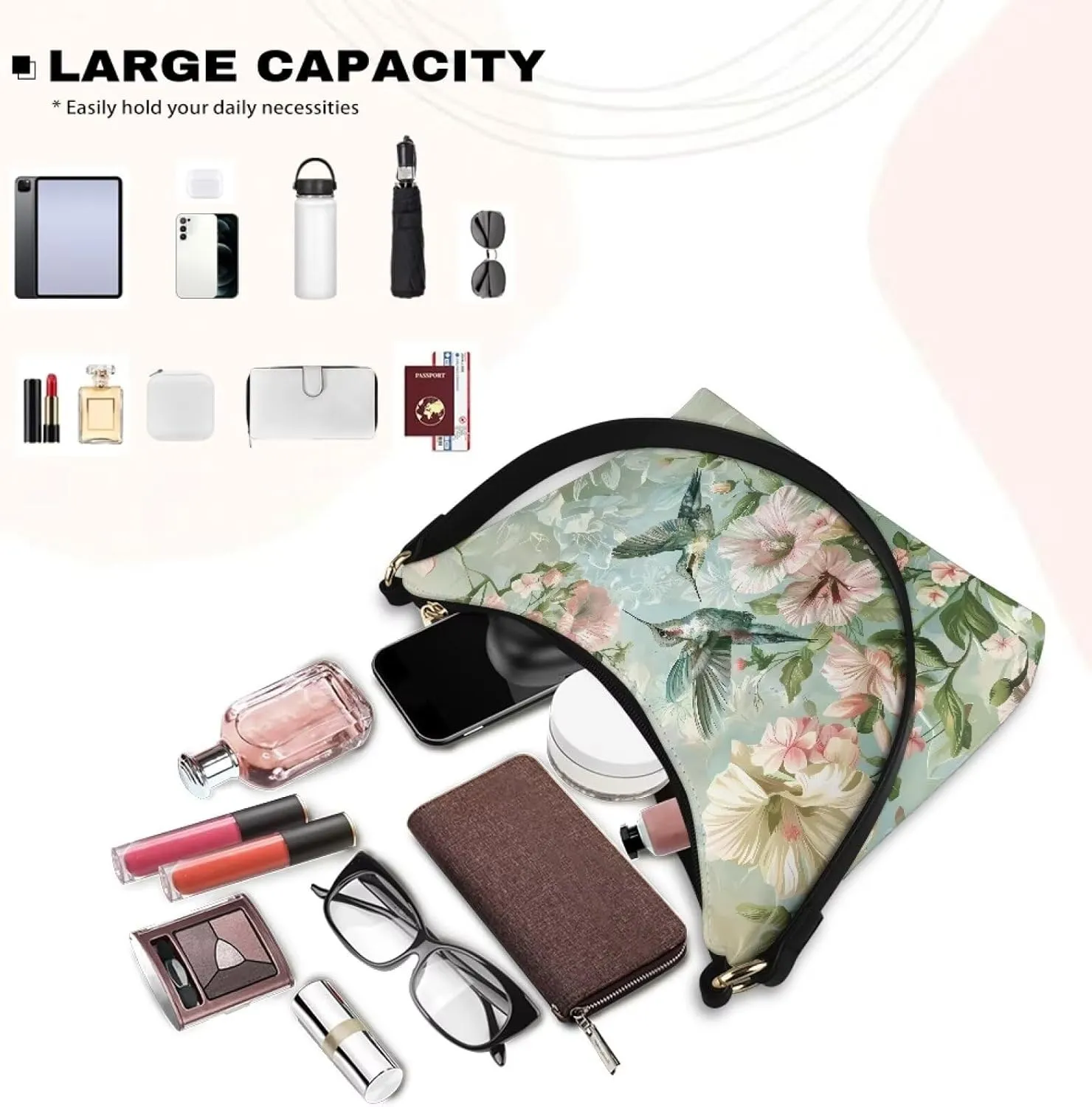 Mini Underarm Crossbody Bag for Women Leather for Dating Travel