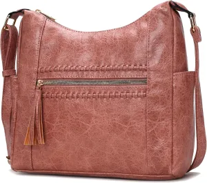 MKF Collection Women Shoulder Bag, Large Crossbody Bag Vegan Leather Handbag Purse By Mia K
