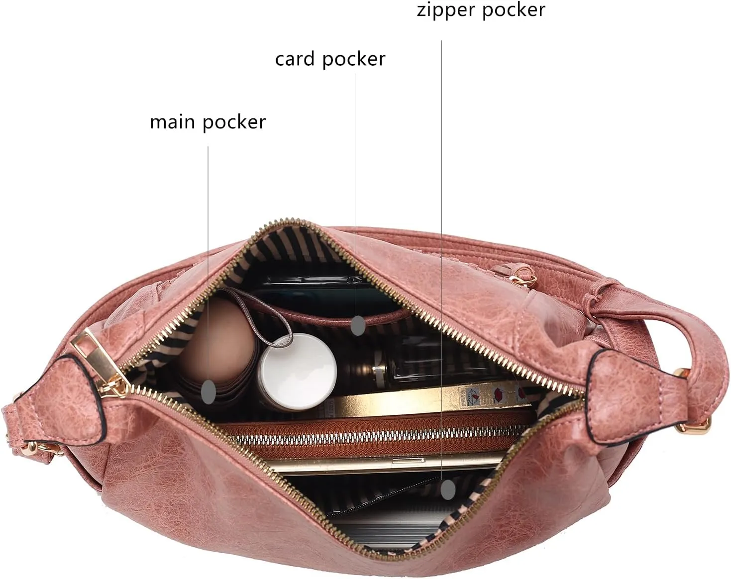 MKF Collection Women Shoulder Bag, Large Crossbody Bag Vegan Leather Handbag Purse By Mia K
