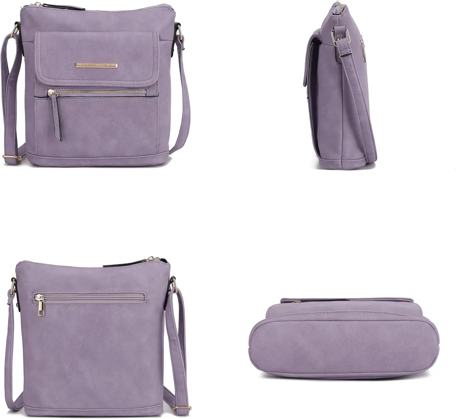 MKF Collection Women's Shoulder Bag, Vegan Leather Crossbody Bag Handbag Purse By Mia K