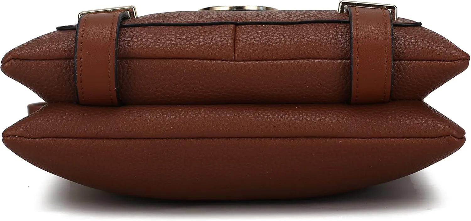 MKF Crossbody bag for women Vegan leather Crossover Designer messenger Purse