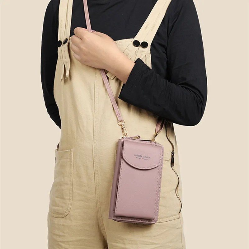 Mobile Phone Crossbody Bags Clutch Large Capacity Long Wallet Women's Shoulder Bag
