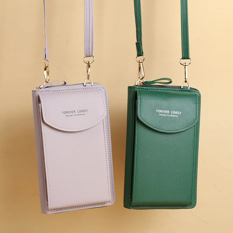 Mobile Phone Crossbody Bags Clutch Large Capacity Long Wallet Women's Shoulder Bag