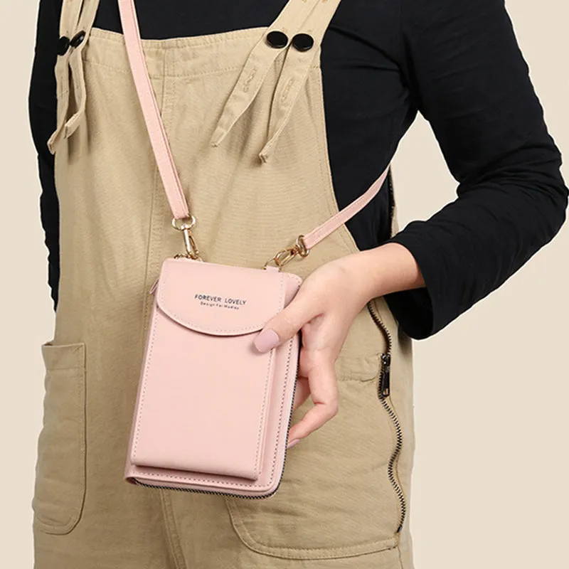 Mobile Phone Crossbody Bags Clutch Large Capacity Long Wallet Women's Shoulder Bag