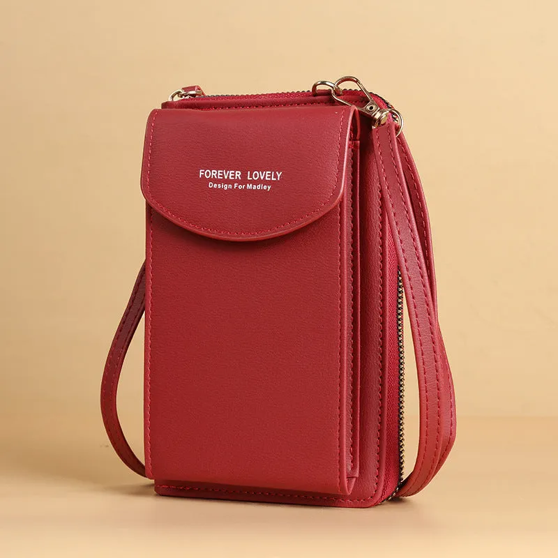 Mobile Phone Crossbody Bags Clutch Large Capacity Long Wallet Women's Shoulder Bag
