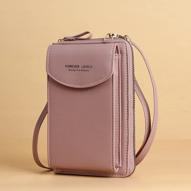 Mobile Phone Crossbody Bags Clutch Large Capacity Long Wallet Women's Shoulder Bag
