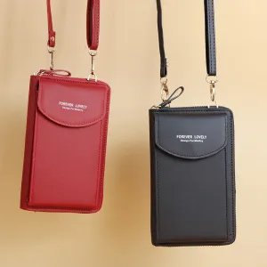 Mobile Phone Crossbody Bags Clutch Large Capacity Long Wallet Women's Shoulder Bag