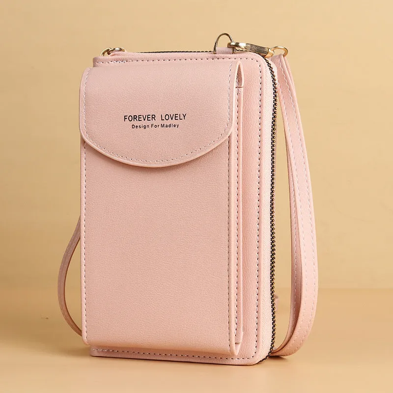 Mobile Phone Crossbody Bags Clutch Large Capacity Long Wallet Women's Shoulder Bag