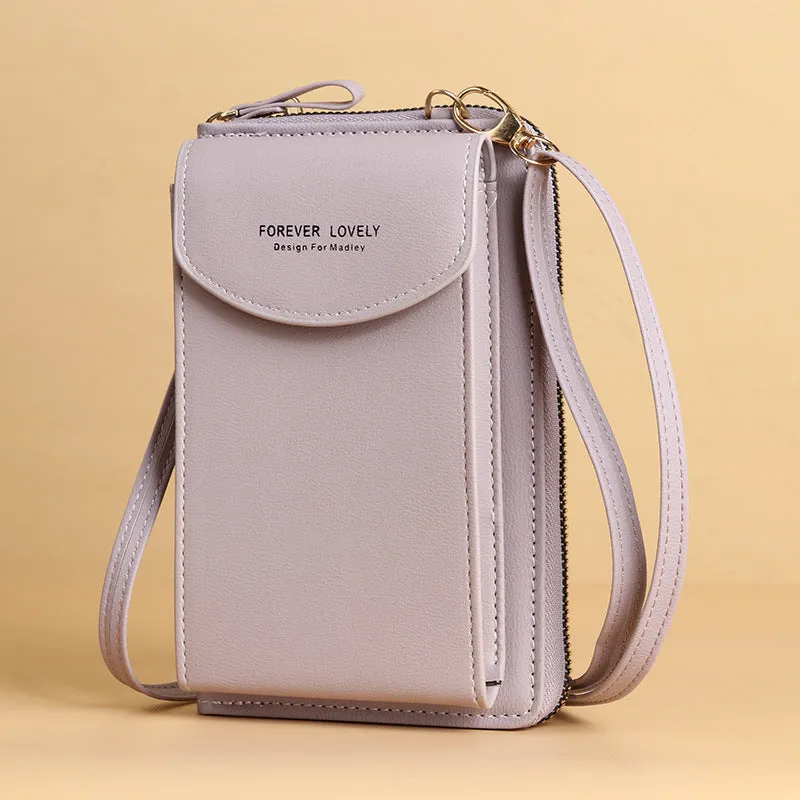 Mobile Phone Crossbody Bags Clutch Large Capacity Long Wallet Women's Shoulder Bag