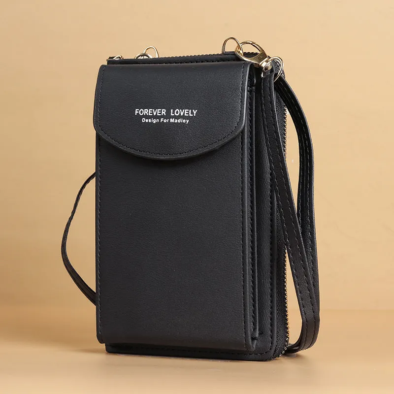 Mobile Phone Crossbody Bags Clutch Large Capacity Long Wallet Women's Shoulder Bag