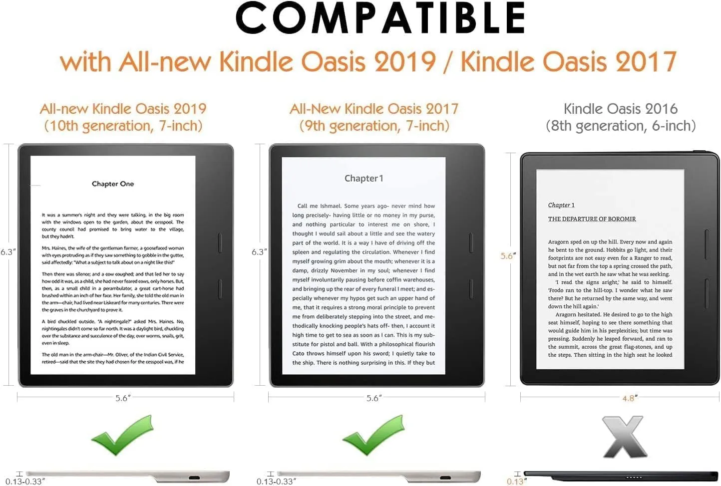 MoKo Case Fits All-New 7" Kindle Oasis (9th and 10th Generation ONLY, 2017 and 2019 Release), Premium Ultra Lightweight Shell Cover with Auto Wake/Sleep, Agave Green