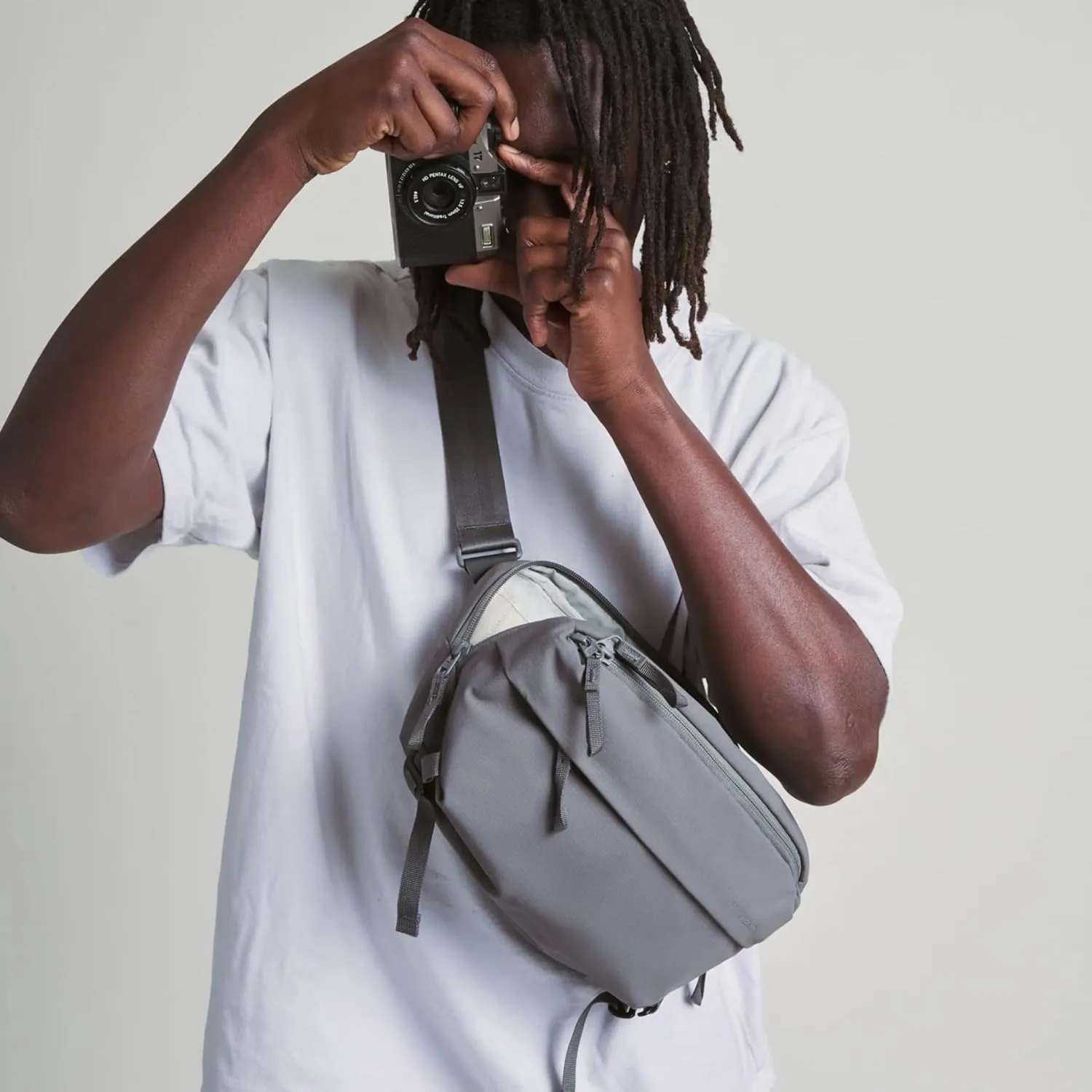 Moment Everything Sling – Water-Resistant Everyday Crossbody Bag | 2L & 4L Sizes (Gen 2, Black, 4L)