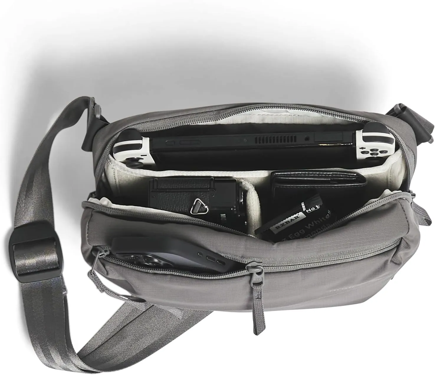 Moment Everything Sling – Water-Resistant Everyday Crossbody Bag | 2L & 4L Sizes (Gen 2, Black, 4L)
