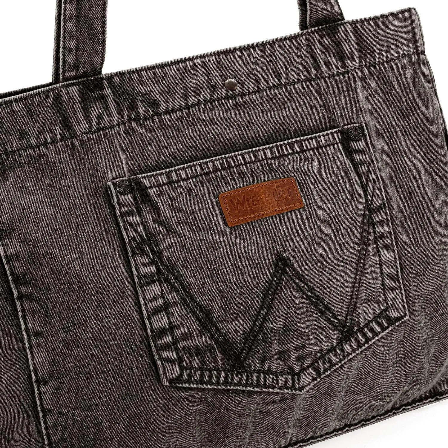 Montana West x Wrangler Tote Bag for Women Large Denim Purses for Work Travel