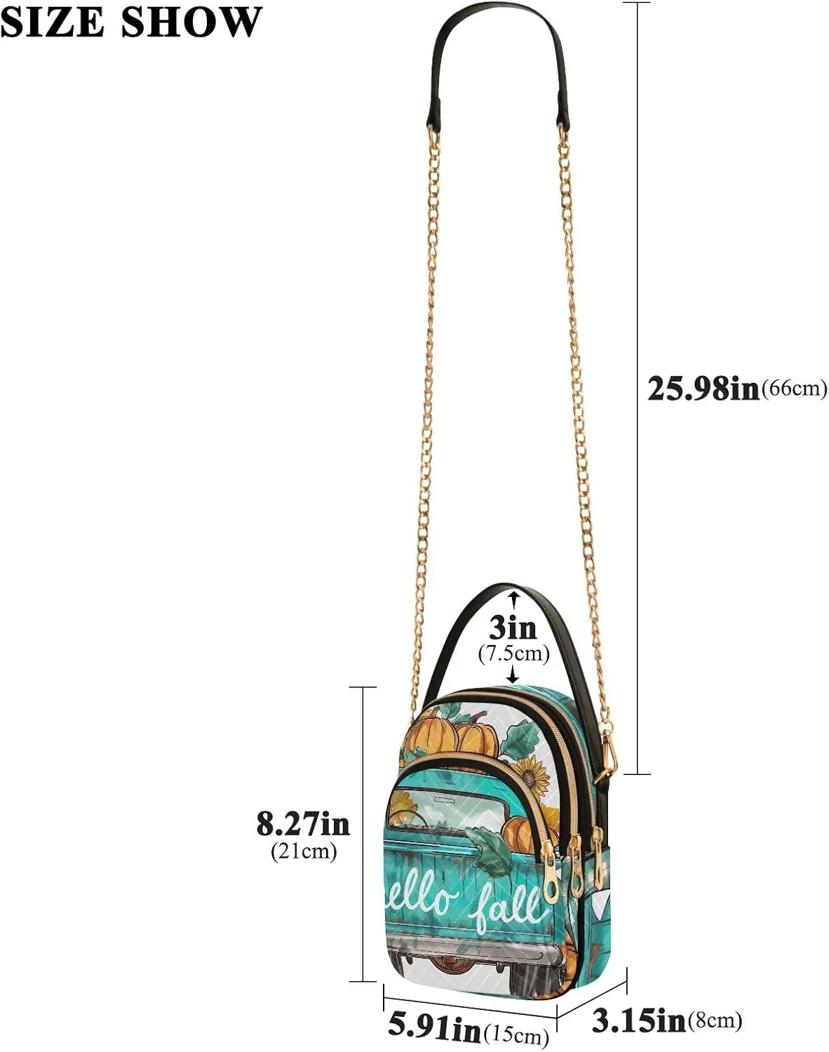 Mystical Golden Butterfly Women Bags Crossbody Womens Shoulder Handbags