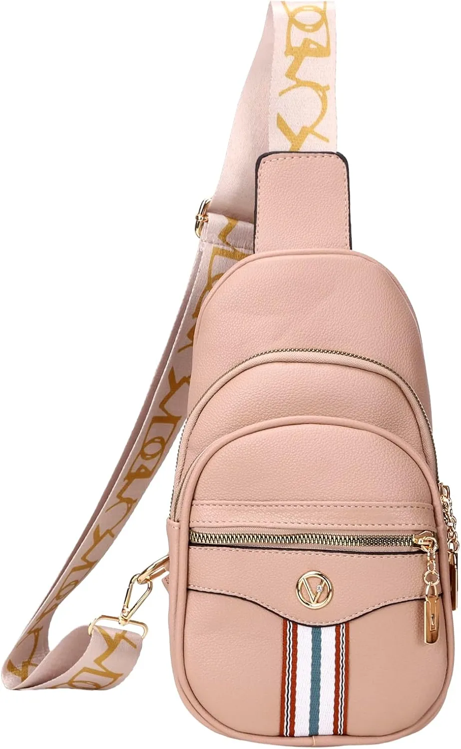 Negra Crossbody Bags for Women Fashion Shoulder Bag PU Leather Sports Bag Causal Chest Bum Bag Sling Purse