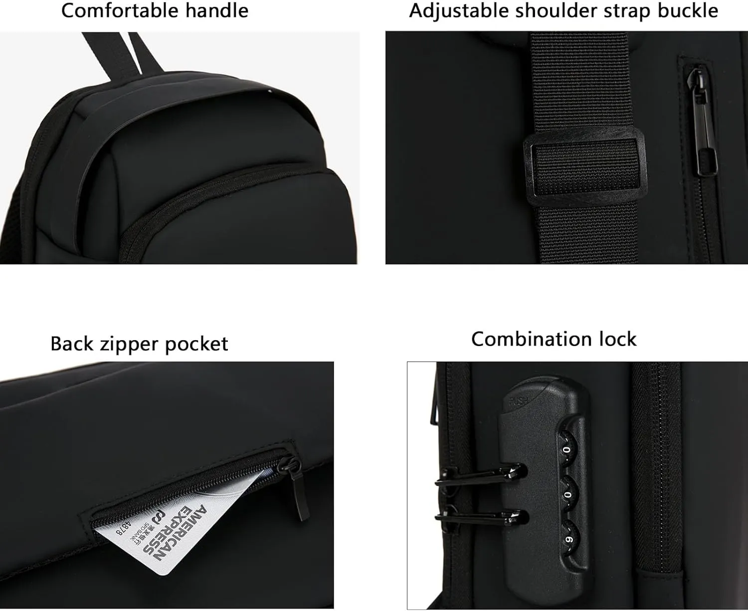 New Carbon Fiber Streamline Anti-Theft Sling Bag, Waterproof USB Charging Sport Sling Shoulder Backpack Crossbody Bag (Gray,one size)
