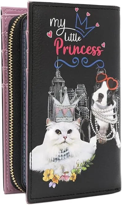 Nicole Lee Bifold Wallet, 7 Card Slots, Vegan Leather, RFID Blocking (FAMILY YEARBOOK)