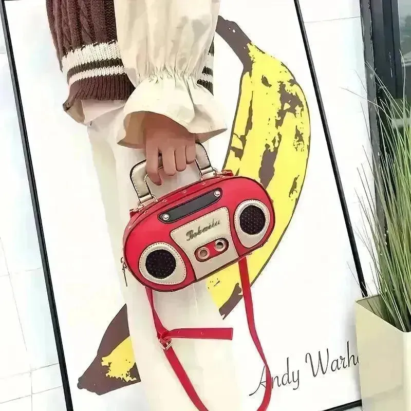 Novelty Mini Radio Shaped Handbag