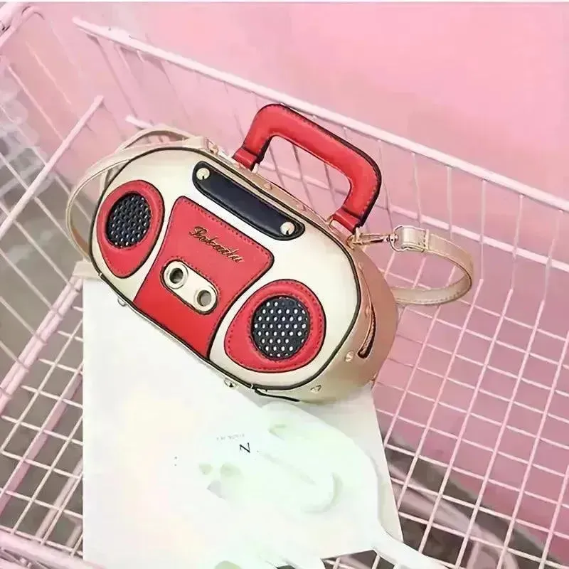 Novelty Mini Radio Shaped Handbag
