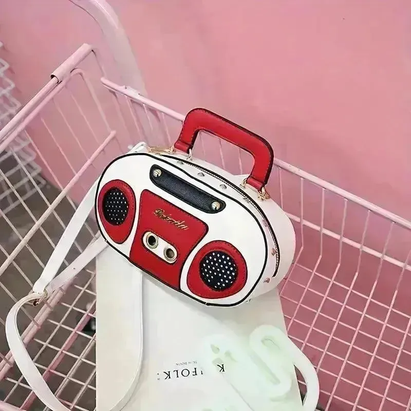 Novelty Mini Radio Shaped Handbag
