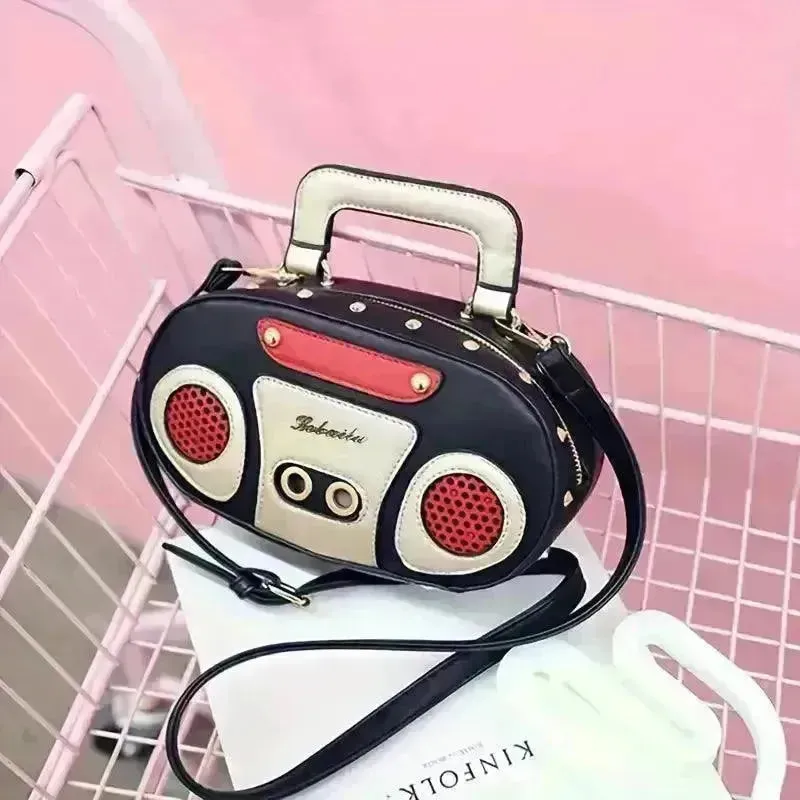 Novelty Mini Radio Shaped Handbag