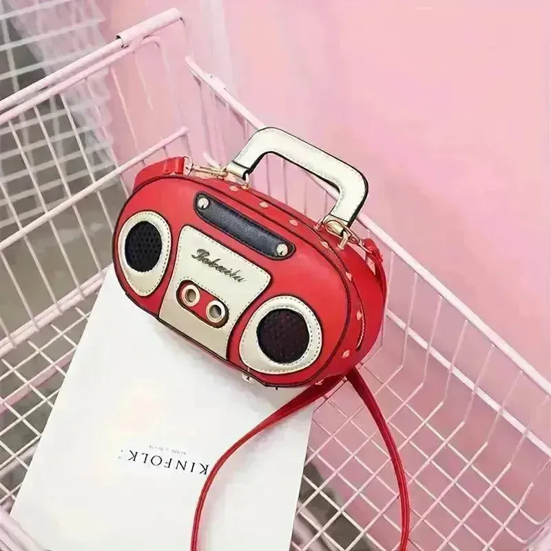 Novelty Mini Radio Shaped Handbag