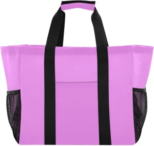 ODAWA Large Waterproof Travel Bag, Sports Organizer, Packable Pool Grocery Bags, Lavender Magenta