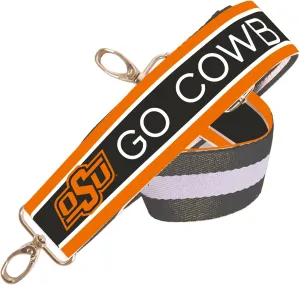 Oklahoma State Cowboys Patterned 1.5" Purse Strap